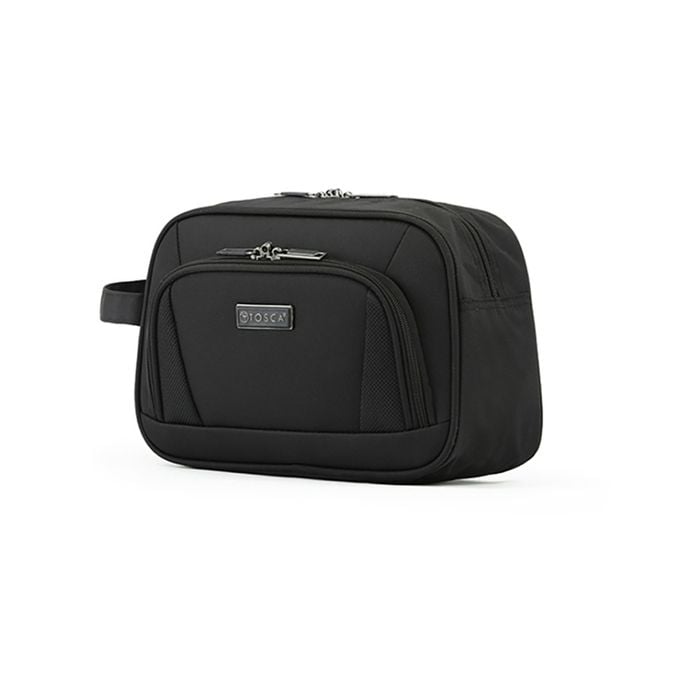 Tosca Oakmont Wet Pack Travel Toiletry Bag - Black