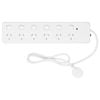 Click 6 Outlet Individually Switched Surge Powerboard With Child Safety Shutters