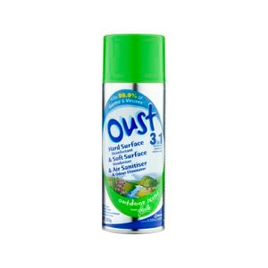 Oust 325g 3in1 Aerosol Spray Air Sanitiser - Outdoor Scent