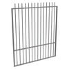 ProtectorAl 1201 - 1500 x 1800mm Monument Aluminium Picket Top Garden Gate With Mid Rail