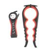 Catzon Multi-Function Jar Opener with Silicone Handle-Red