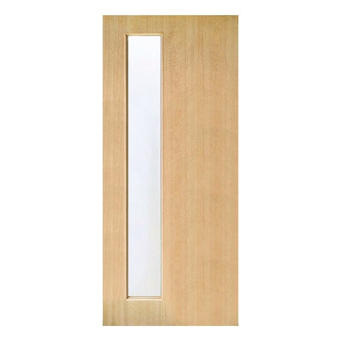 Woodcraft 2040 x 820 x 40mm Entrance Door St Clair Frosted Safety Glass SD03
