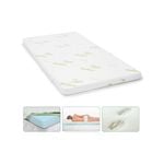 Memory Foam Mattress Topper with Bamboo Cover - Double