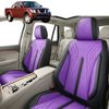 Australian Goose Front Seat Covers for Nissan Navara 2005 - 2015 (D40 RX) - PU Leather, Purple (2pc)