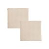 SOGA 2X Beige Chevron Square Cushion Soft Leaning Plush Backrest Throw Seat Pillow