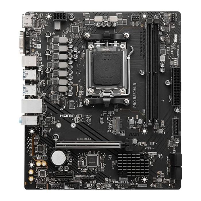 Msi Pro B650m-b Am5 Micro-atx Motherboard