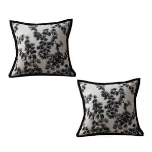 SOGA 2X 45cm Black & White Throw Pillows