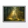 Sun Shining With Trees  Print 100% Australian Made 90x60cm  (Poster)