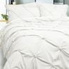 Bloomington Puffy Quilt Cover Set White Double