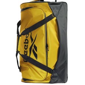 Reebok Road Runner Trolley Duffle Bag on Wheels Travel Luggage 72cm Yellow