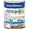 British Paints White Gloss H2O Enamel Paint - 1L