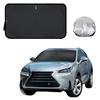 Front Windscreen Sun Shade for Lexus NX 2014 - 2021 (10R, 15R) - Standard 150 x 85 cm - Black