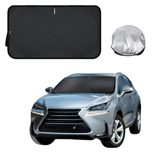 Front Windscreen Sun Shade for Lexus NX 2014 - 2021 (10R, 15R) - Standard 150 x 85 cm - Black