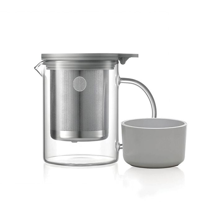 Buydeem Tea Pot Glass With Bracket 500ml