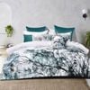 Bianca Sherbrooke Queen White Cotton Sateen Quilt Cover Set