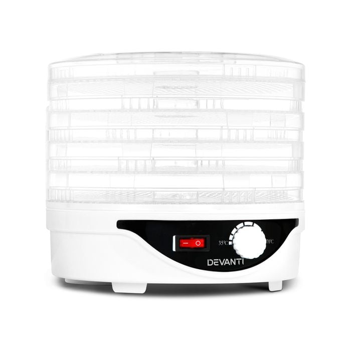 Devanti 5 Trays Food Dehydrator White