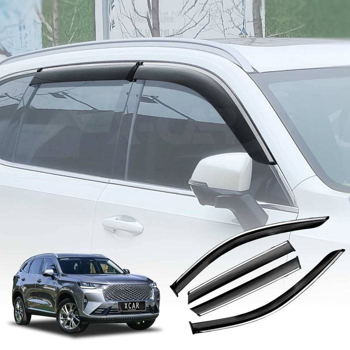 Weathershields for GWM Haval H6 2021-Onwards Car Weather Shields Wind Deflectors Window Sun Visor 4-Piece Set