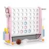 Costway Kid Adjustable Giant Connect 4 in a Row Game Set