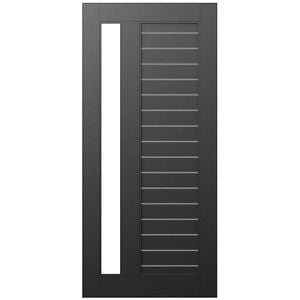 Parkwood 2040 x 820 x 41mm Entrance Door Aluminium Thermtek Clear Glass ALTH11THC