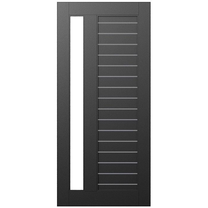 Parkwood 2040 x 820 x 41mm Entrance Door Aluminium Thermtek Clear Glass ALTH11THC