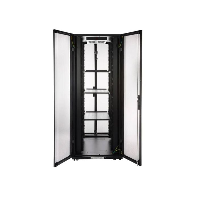 4Cabling 42RU 800mm Wide x 1070mm Deep Premium Server Rack with Bi-Fold Mesh Door