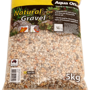 Aqua One Natural Gravel Australian Gold Light 4-6mm Mix 5kg (12321)
