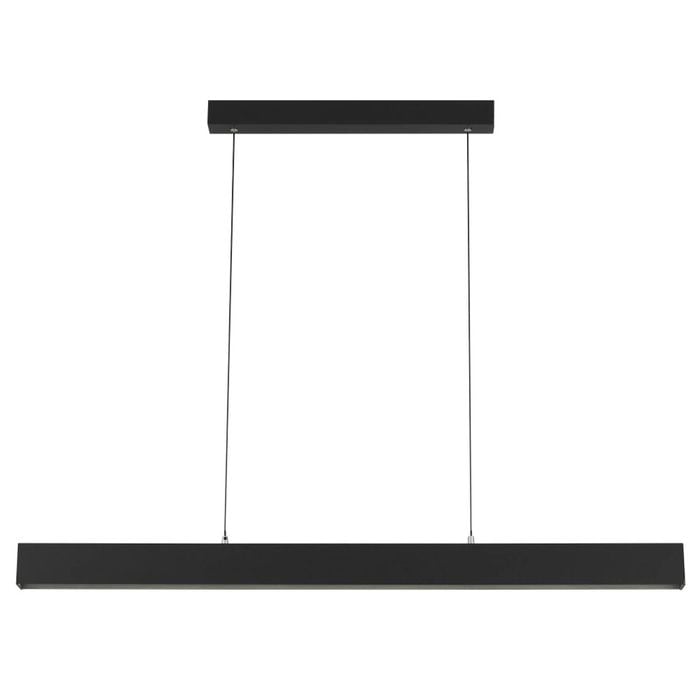 Telbix Navaro Modern Pendant Hanging Lamp Light Aluminium Polycarbonate Black Opal