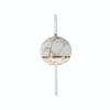 Telbix White/Clear Oneta Arm Wall Lamp