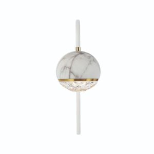 Telbix White/Clear Oneta Arm Wall Lamp