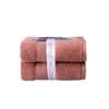 2PK Ultimate Alanya Bathroom Bath Mat/Towel 850Gsm Clay