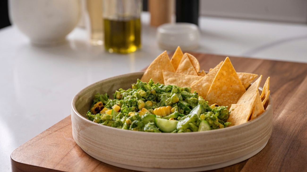 Savour crisp perfection with the green and gold goddess salad