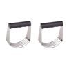2x Appetito Stainless Steel Deluxe Pastry Blender W/ Soft Grip Baking Tools