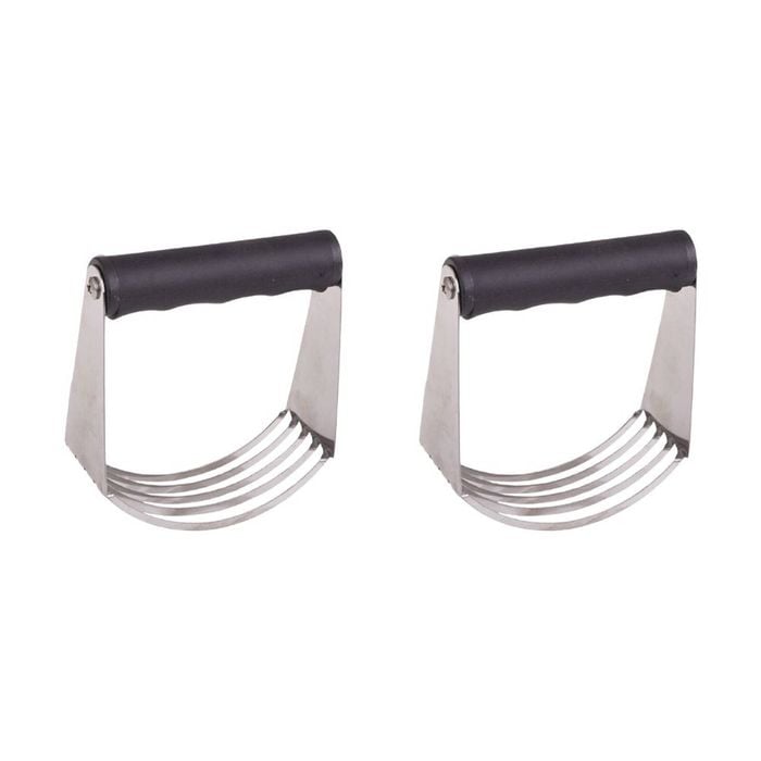 2x Appetito Stainless Steel Deluxe Pastry Blender W/ Soft Grip Baking Tools