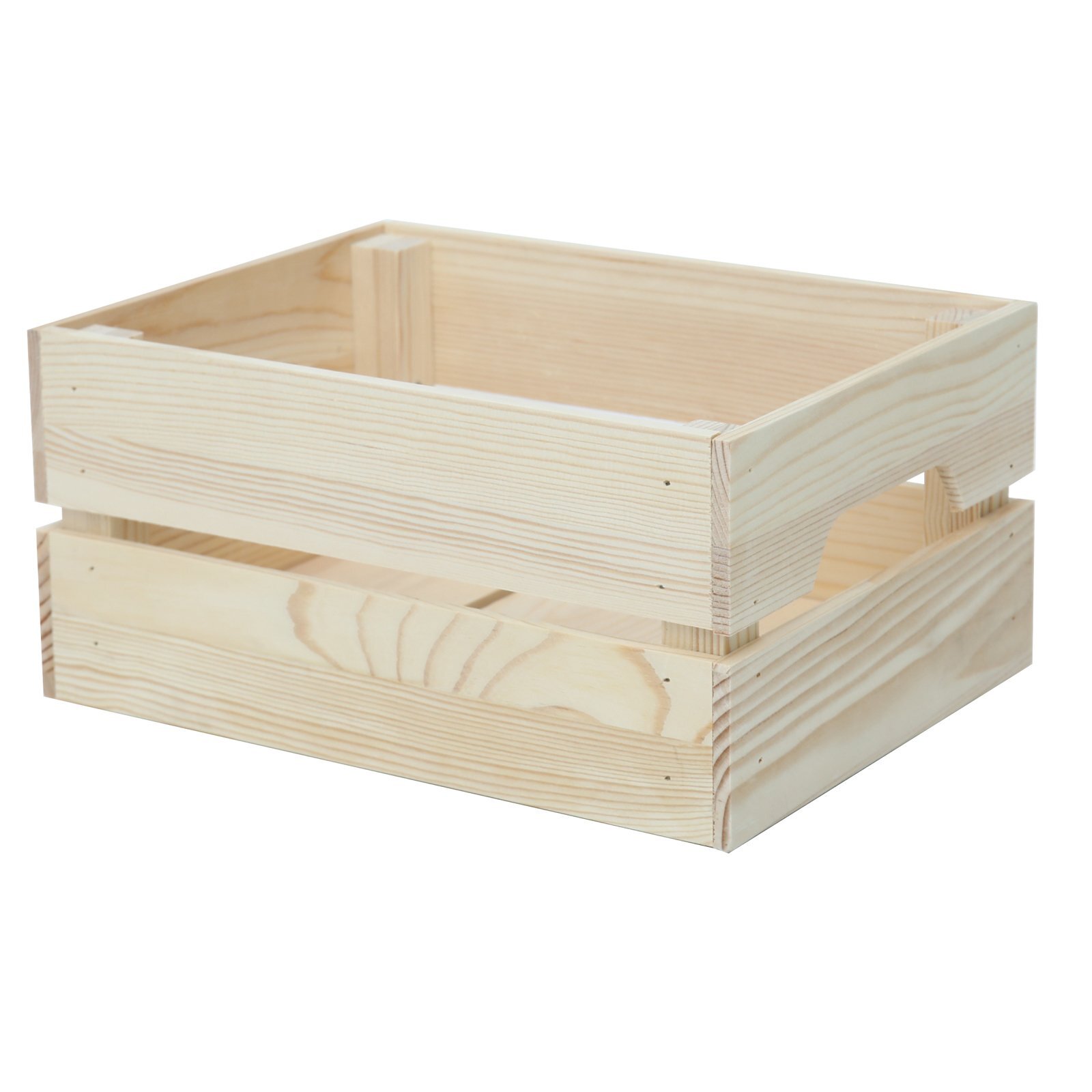 Small Wood Storage Crate product image