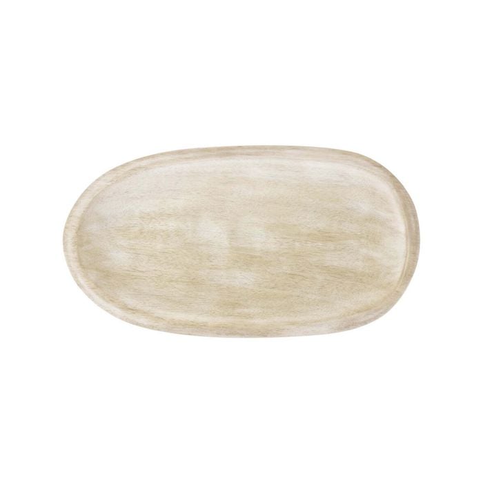 J.elliot Home Brooks 33x18cm Acacia Wood Serving Tray - Whitewash