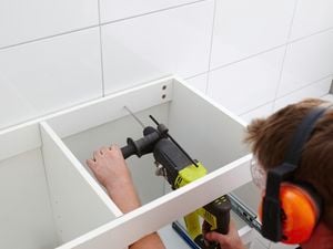 DIY - Header and Step 3 - How to install a bathroom vanity 