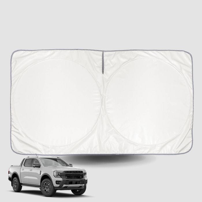 Windscreen Sun Shade for Ford Ranger (PX3 Dual Cab Ute)2018-2022 Universal Fit Window Visor UV Block