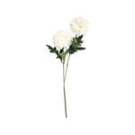 UN-REAL 35cm White Dahlia Twin Artificial Flower