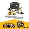 DeWALT 18V XR 165mm Plunge Saw - 5.0Ah POWERSTACK Kit