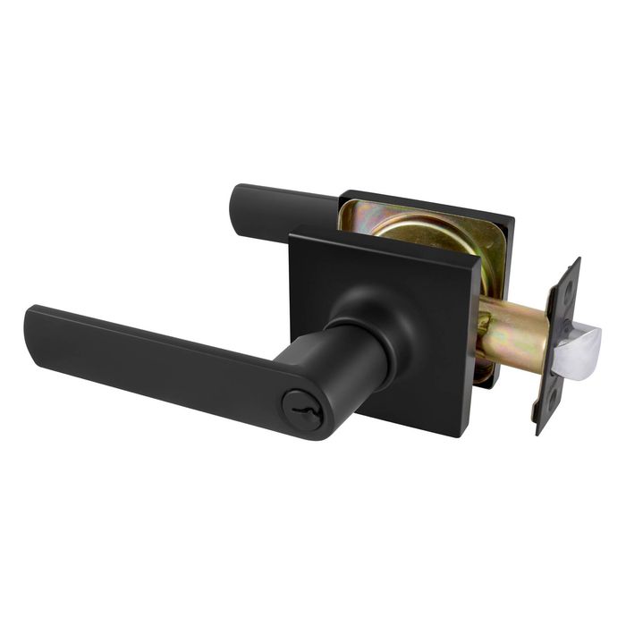 Tradepro by Gainsborough Bela Matte Black Square Entrance Set