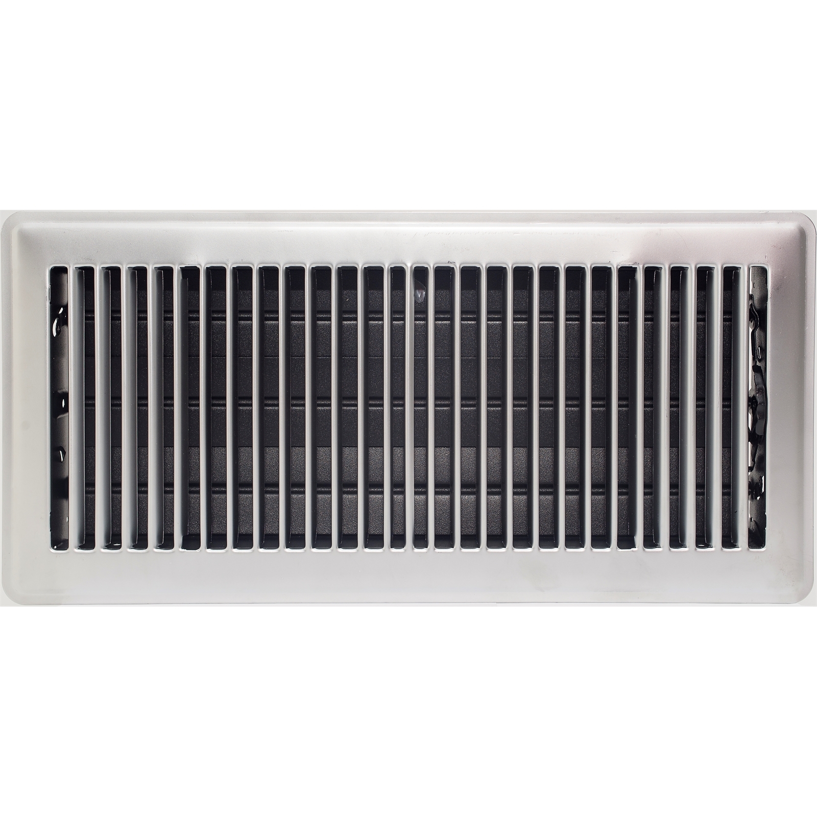 Accord 15 x 35cm Satin Chrome Louvered Floor Register product image