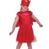 Pj Masks Girls Red Owlette Character Costume - 3-5