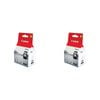 2PK Canon Pixma PG510 Ink Cartridge 220 Page Yield - Black
