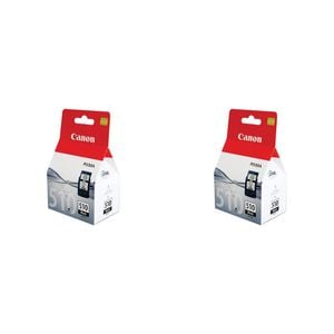 2PK Canon Pixma PG510 Ink Cartridge 220 Page Yield - Black