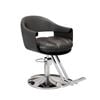 Lauft Black Salon Swivel Chair Backrest Barber Hair Dresser Chair Hydraulic Lift