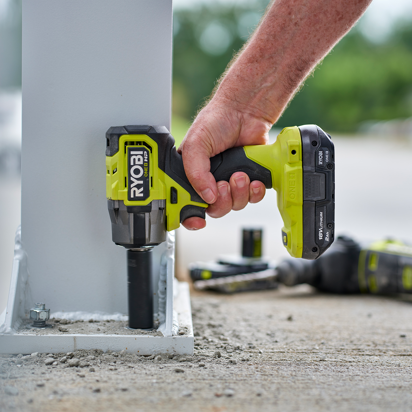 Ryobi 18V ONE HP 4 Mode Brushless Compact Impact Wrench Tool Only Bunnings Australia