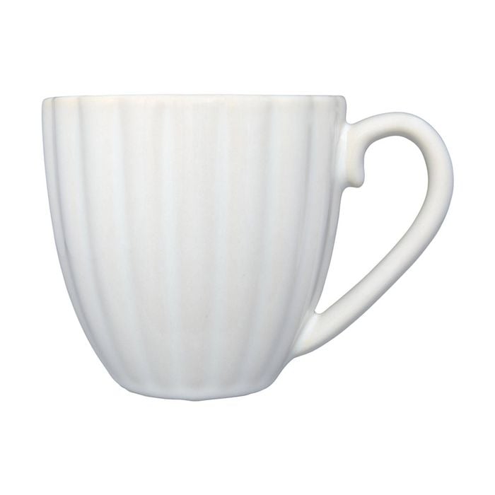 Casa Domani 420 Ml Solare Porcelain Durable Stoneware Mug Collection - Cream
