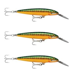 3x Rapala 18cm Countdown Magnum Sinking Trolling Fishing Lures - Grn Mackerel