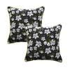 SOGA 2X 45cm Subtle Green Foliage Orchid Throw Pillows