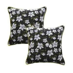 SOGA 2X 45cm Subtle Green Foliage Orchid Throw Pillows